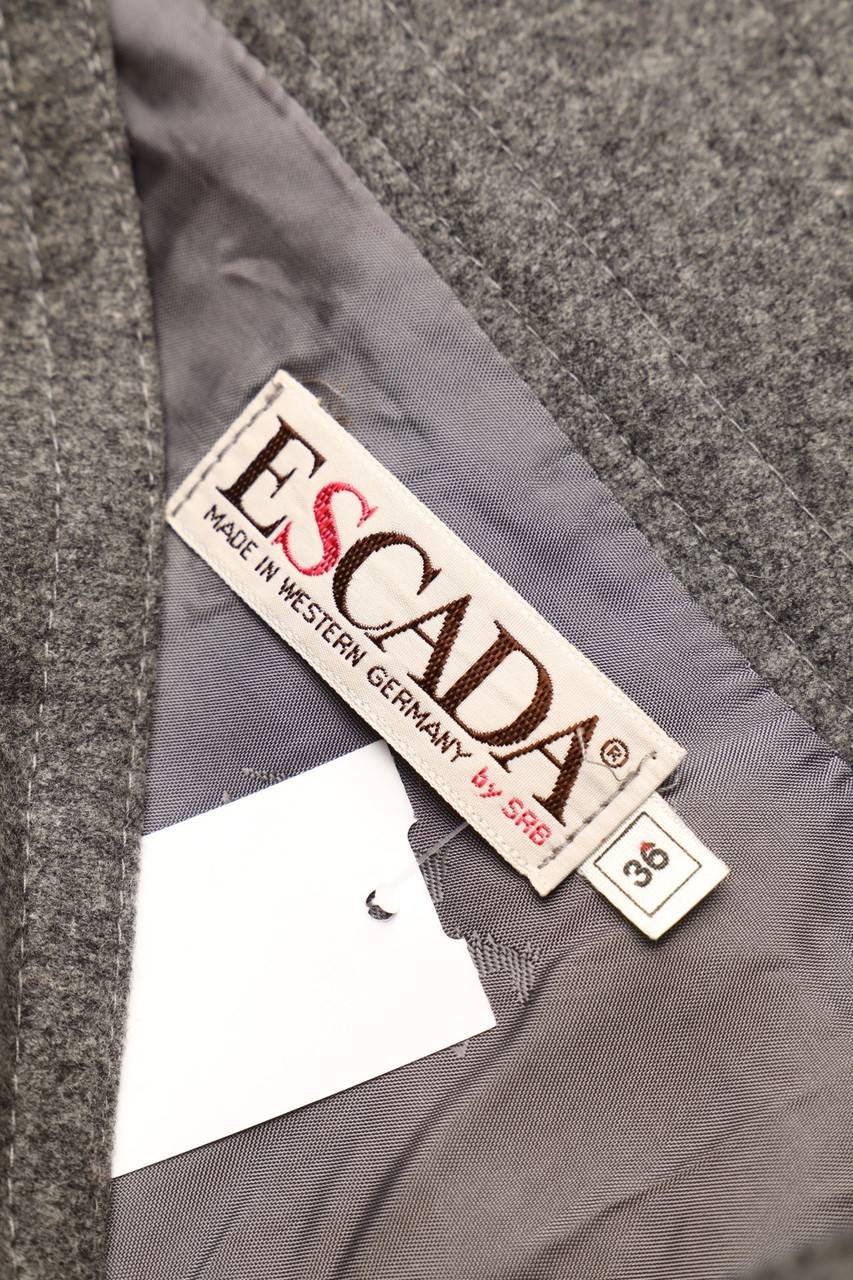 Carou ESCADA Vintage-Bleistift-Rock Aus Schurwolle