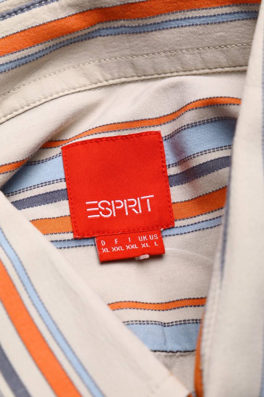 Carou ESPRIT Gestreiftes Hemd Aus Baumwolle