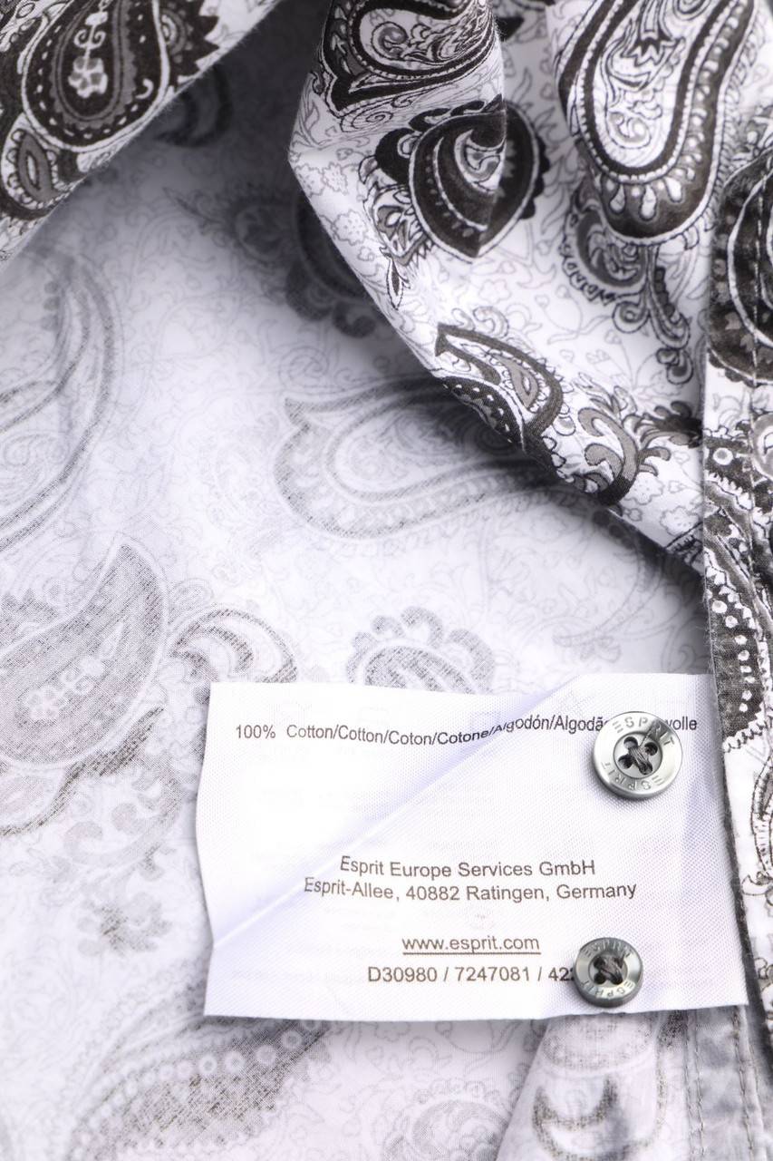 Carou ESPRIT Hemd Aus Baumwolle Mit Paisley-Print