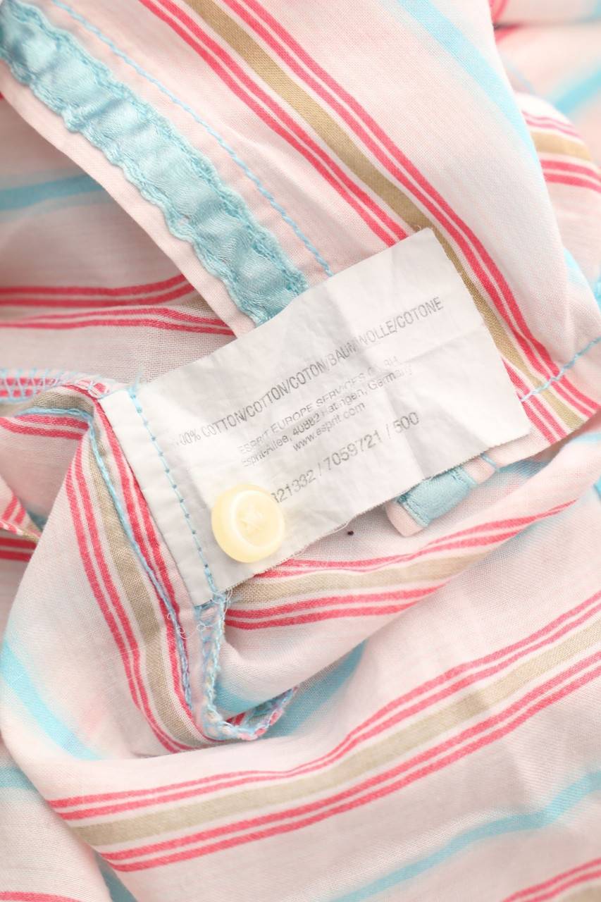 Carou ESPRIT Hemd-Bluse Mit Kurzem Ärmel