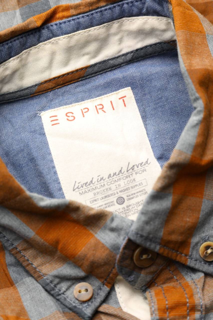 Carou ESPRIT Kariertes Button-down-Hemd