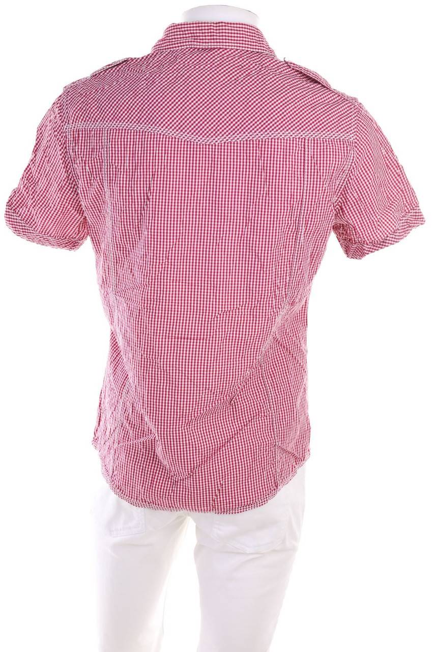 Carou ESPRIT Kurzarm-Hemd Mit Karo-Muster