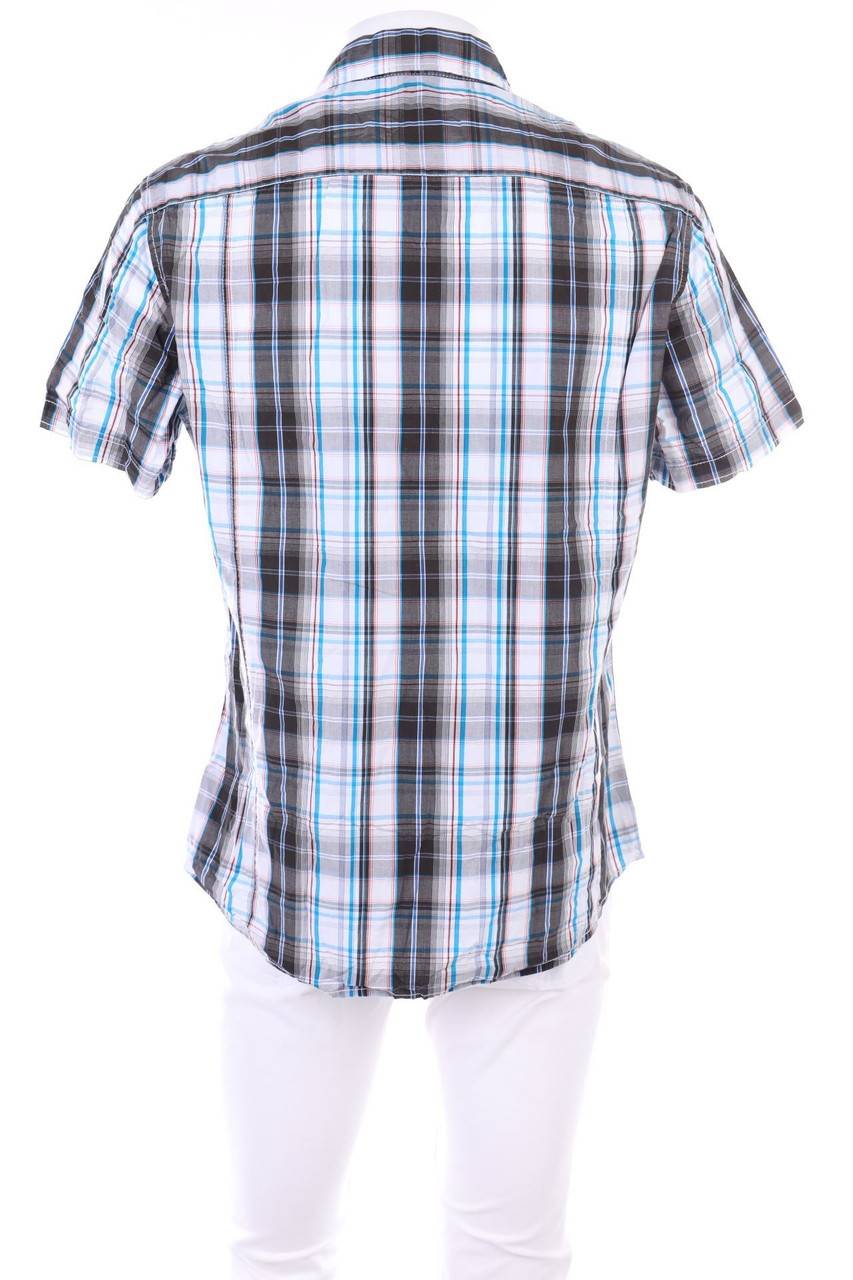 Carou ESPRIT Kurzarm-Hemd Mit Karo-Muster