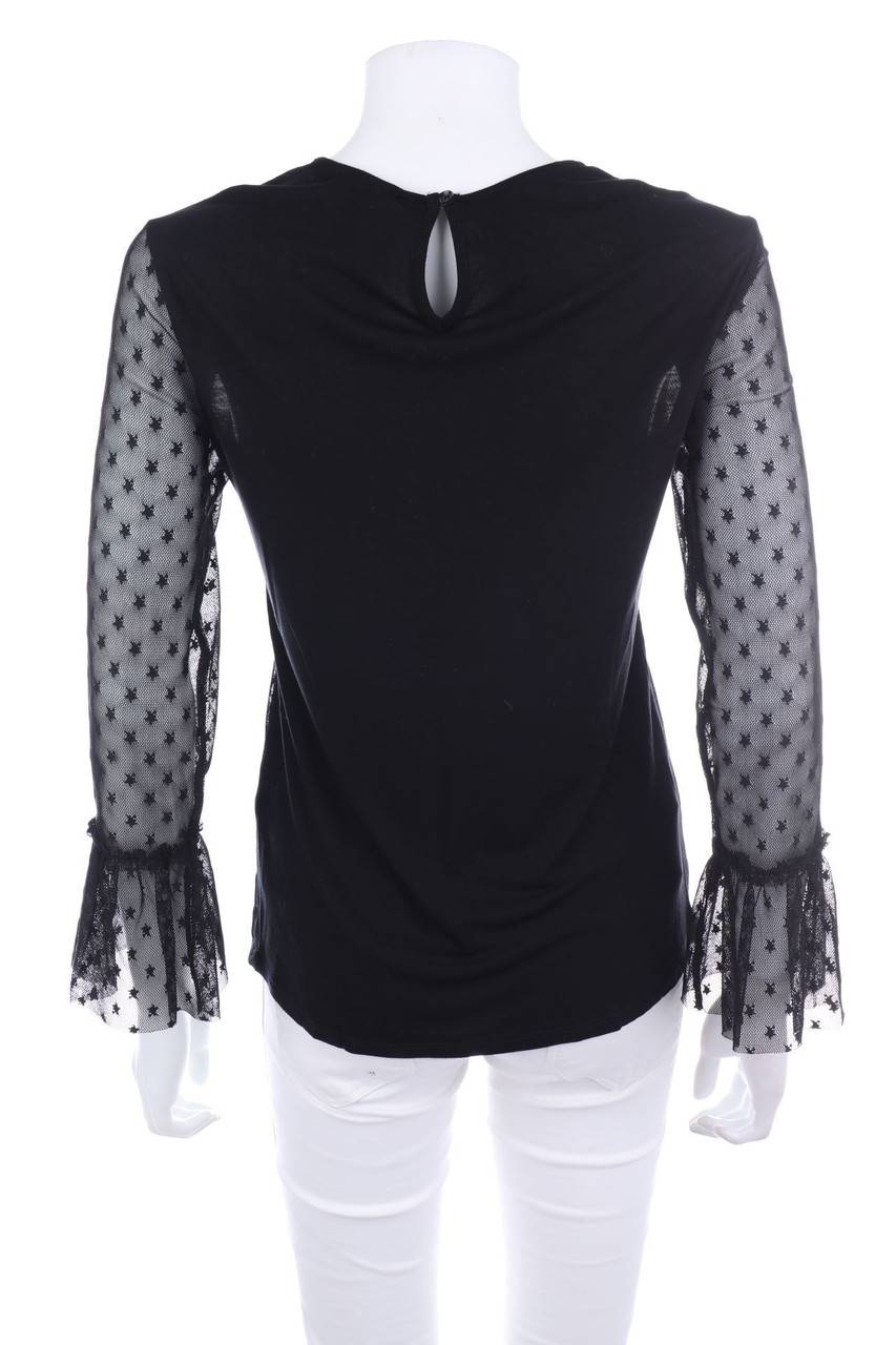 Carou ESPRIT Mesh-Bluse Mit Stickereien