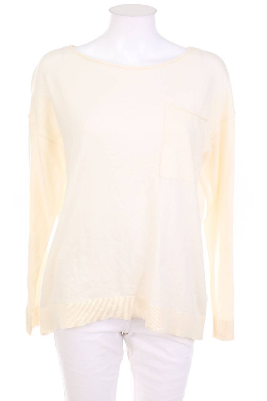 Carou ESPRIT Oversize-Strick-Pullover mit Seide