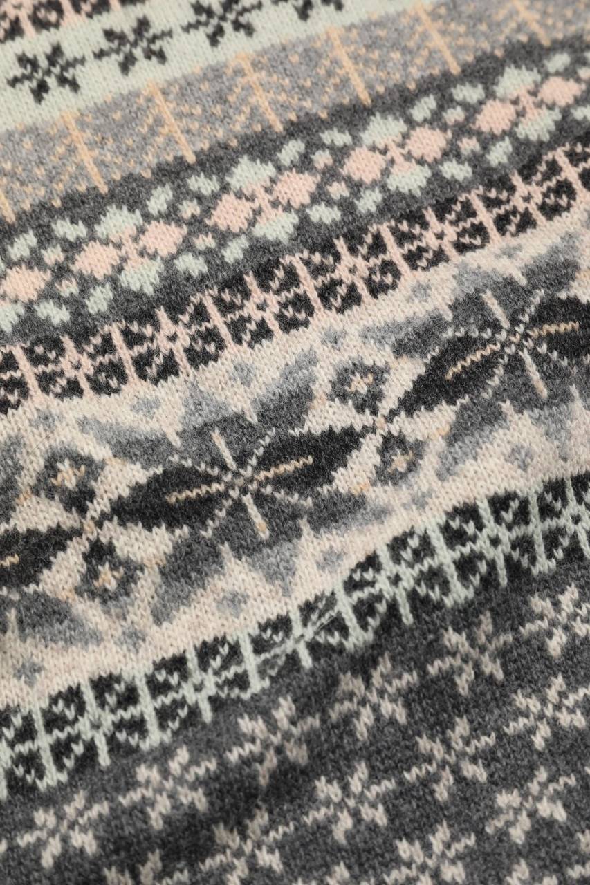 Carou ESPRIT Vintage-Strick-Pullover Aus Woll-Mix