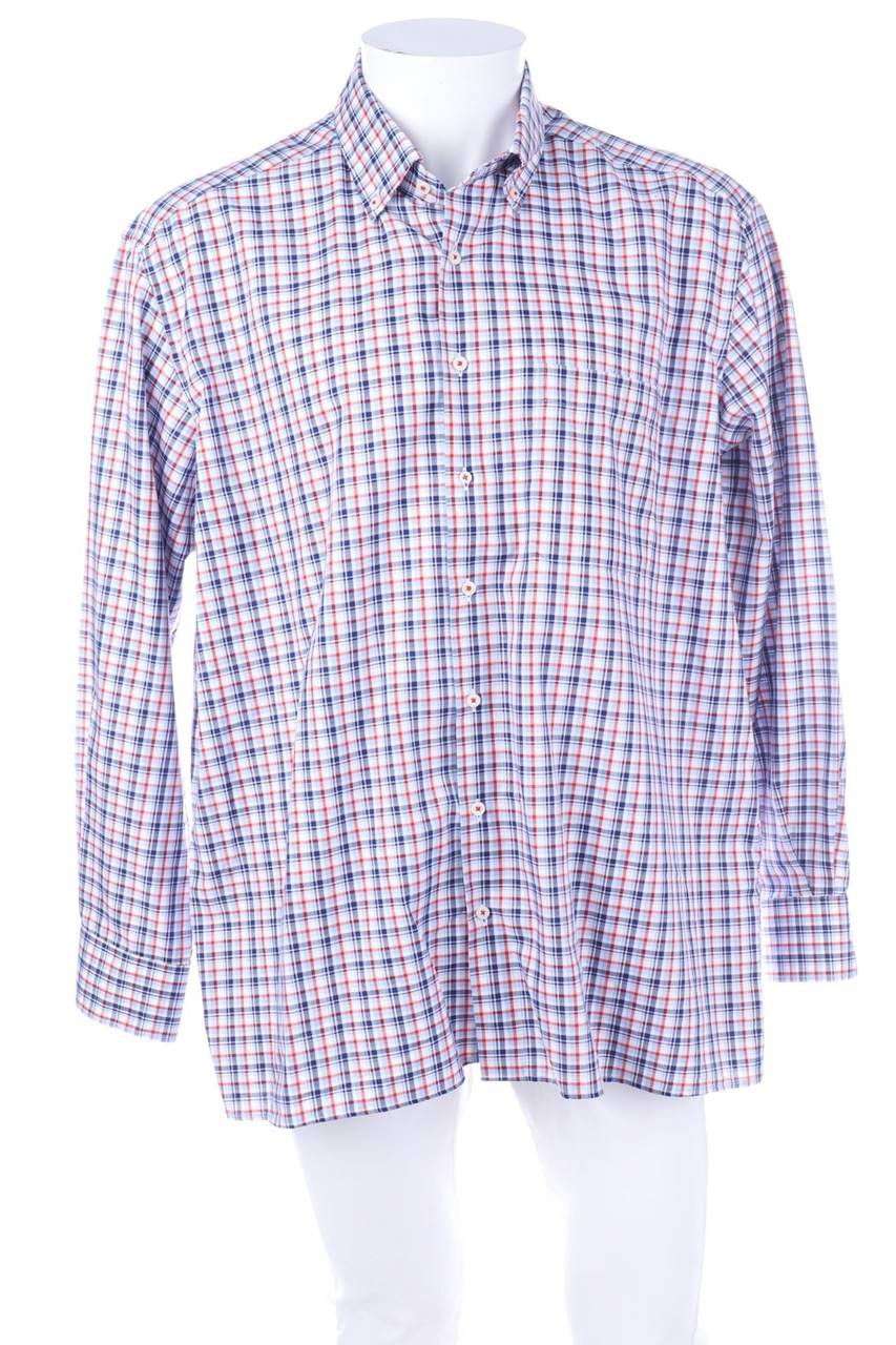 Carou eterna Button-down-Hemd mit Tartan-Muster