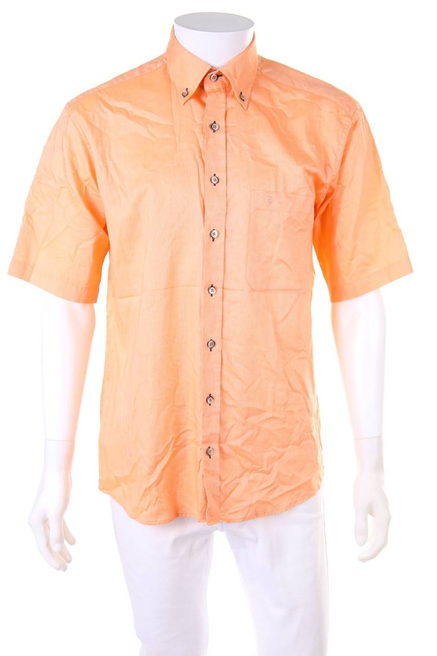 Carou eterna Kurzarm-Hemd mit Button-down-Kragen