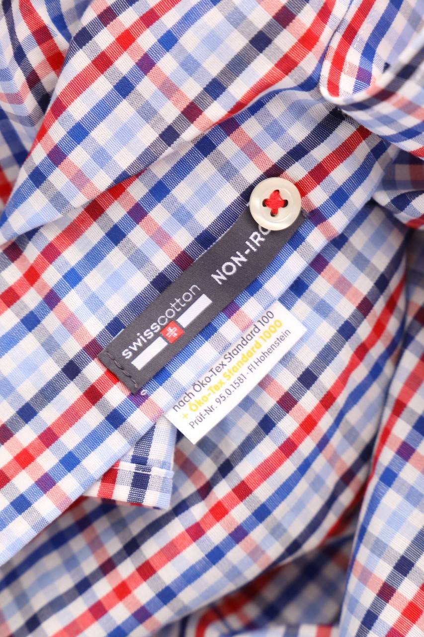 Carou Eterna Kurzarm-Hemd Mit Karo-Muster