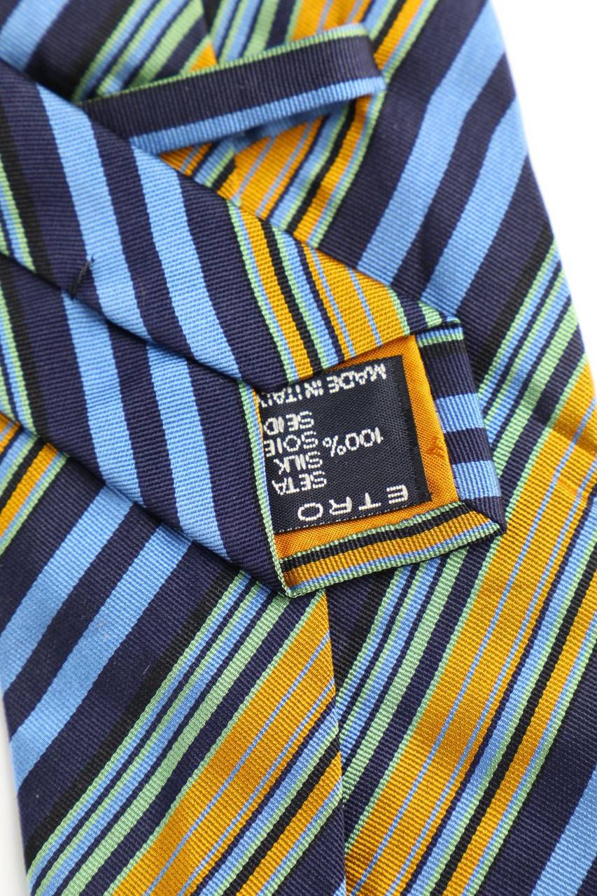 Carou ETRO MILANO Seiden-Krawatte Mit Streifen