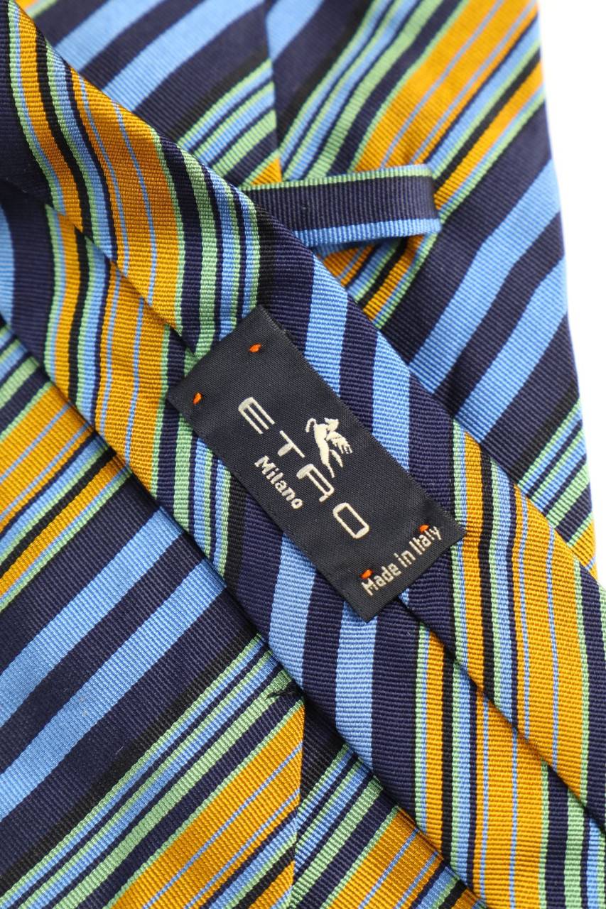 Carou ETRO MILANO Seiden-Krawatte Mit Streifen