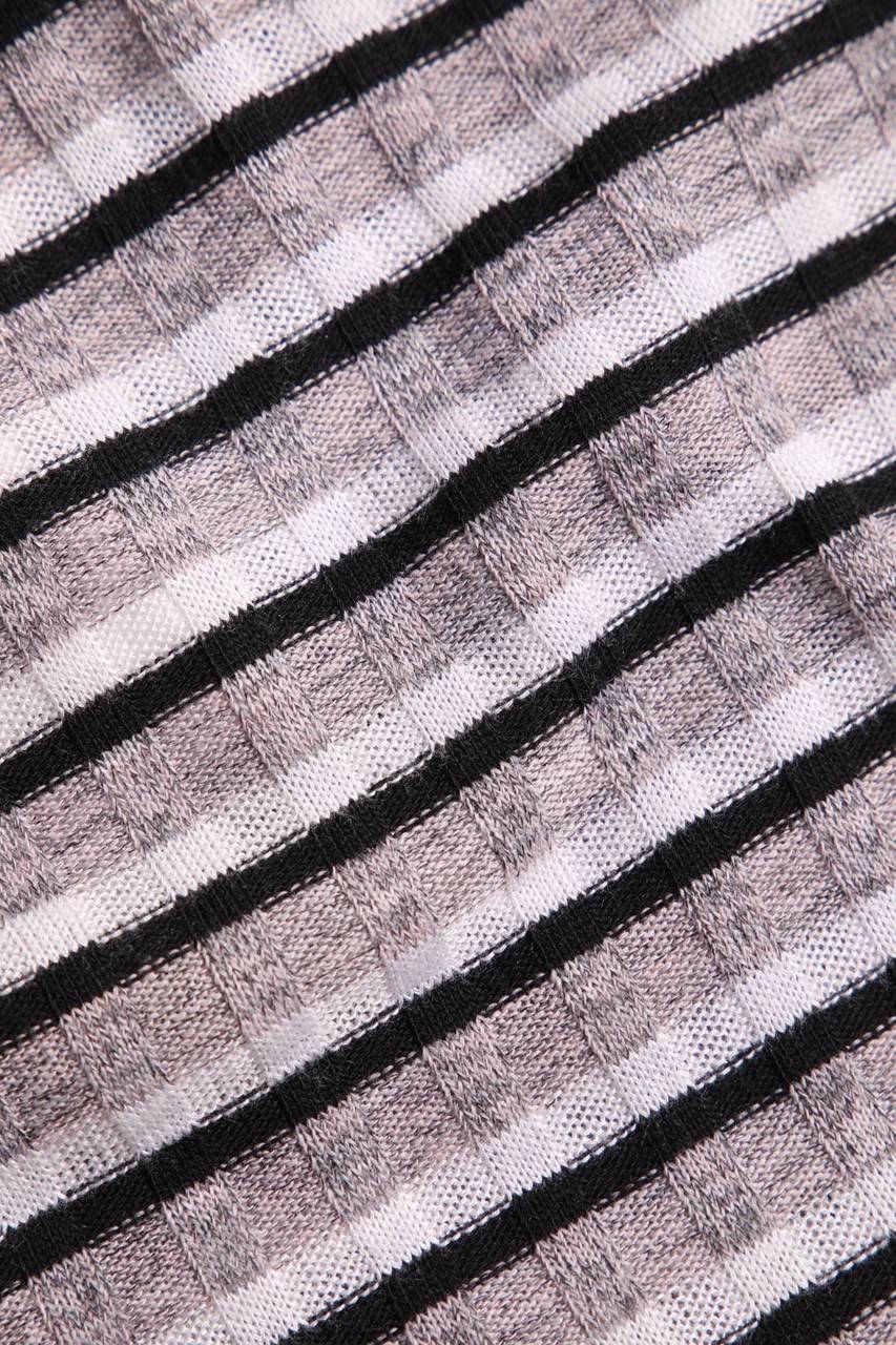 Carou Even&odd Midi-Strickkleid Mit Streifen