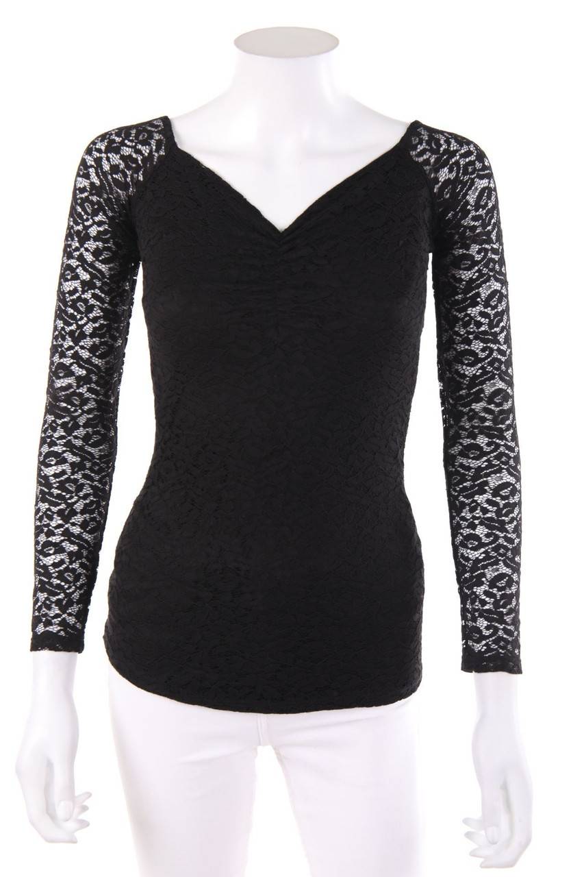 Carou even&odd Spitzen-Longsleeve-Shirt