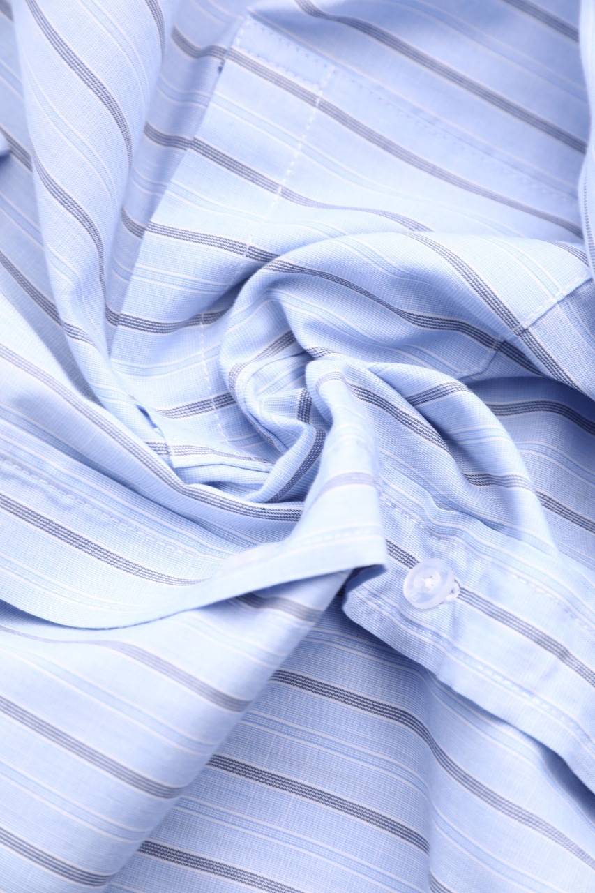 Carou F&F Gestreiftes Kurzarm-Hemd