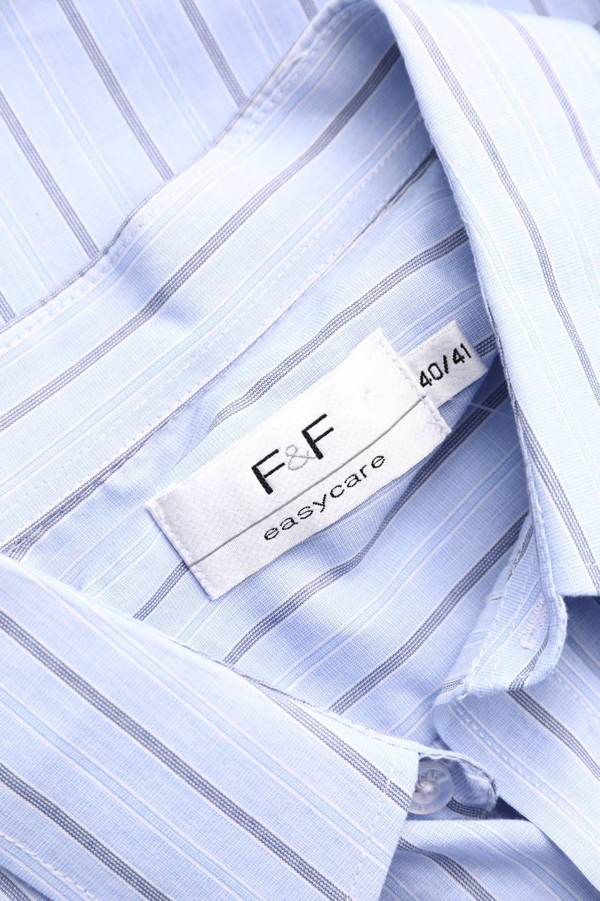 Carou F&F Gestreiftes Kurzarm-Hemd