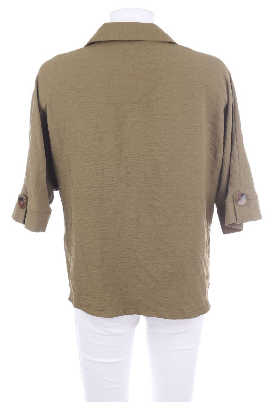 Carou F&F Kurzarm-Bluse Im Safari-Stil