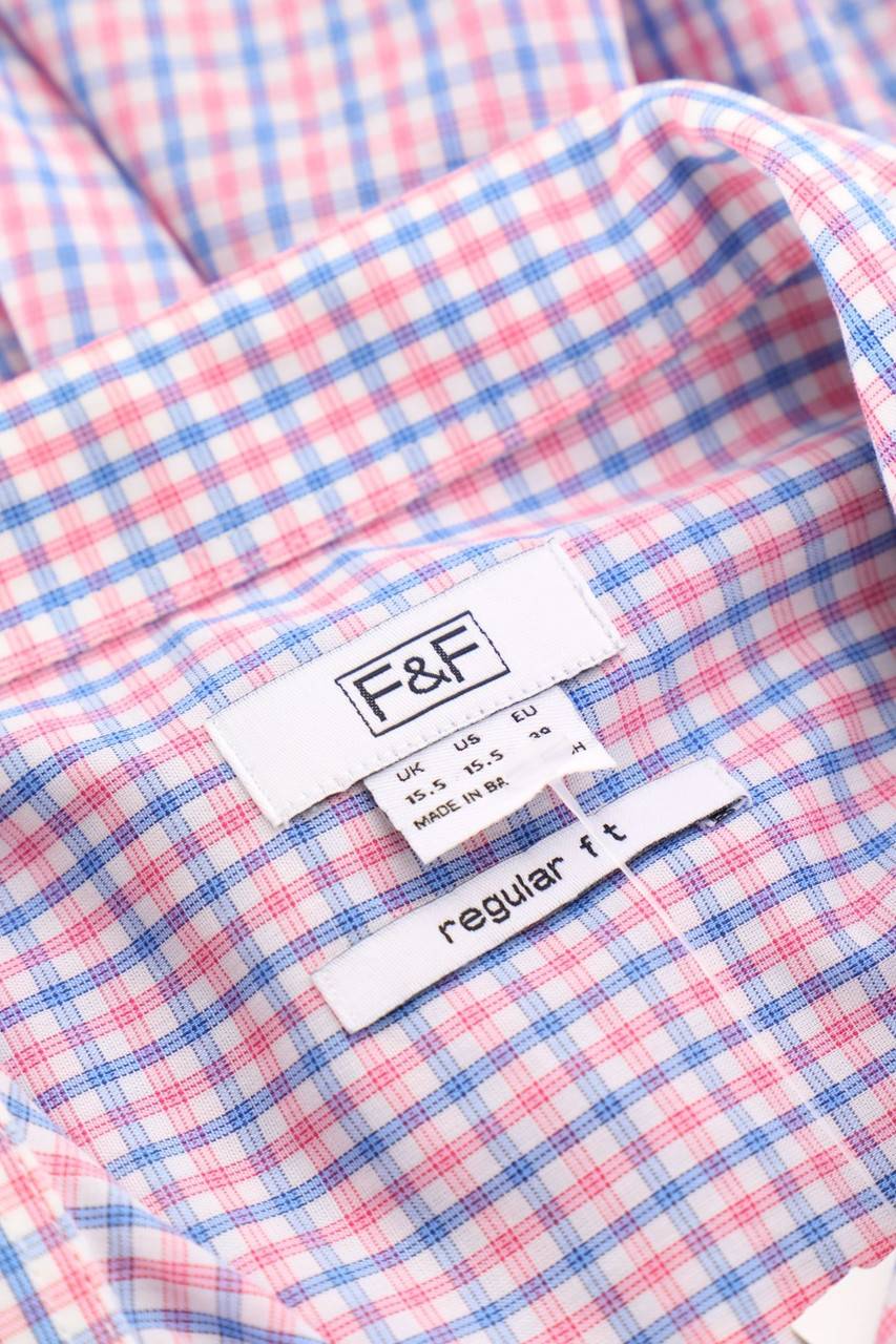 Carou F&F Kurzarm-Hemd Mit Karo-Muster