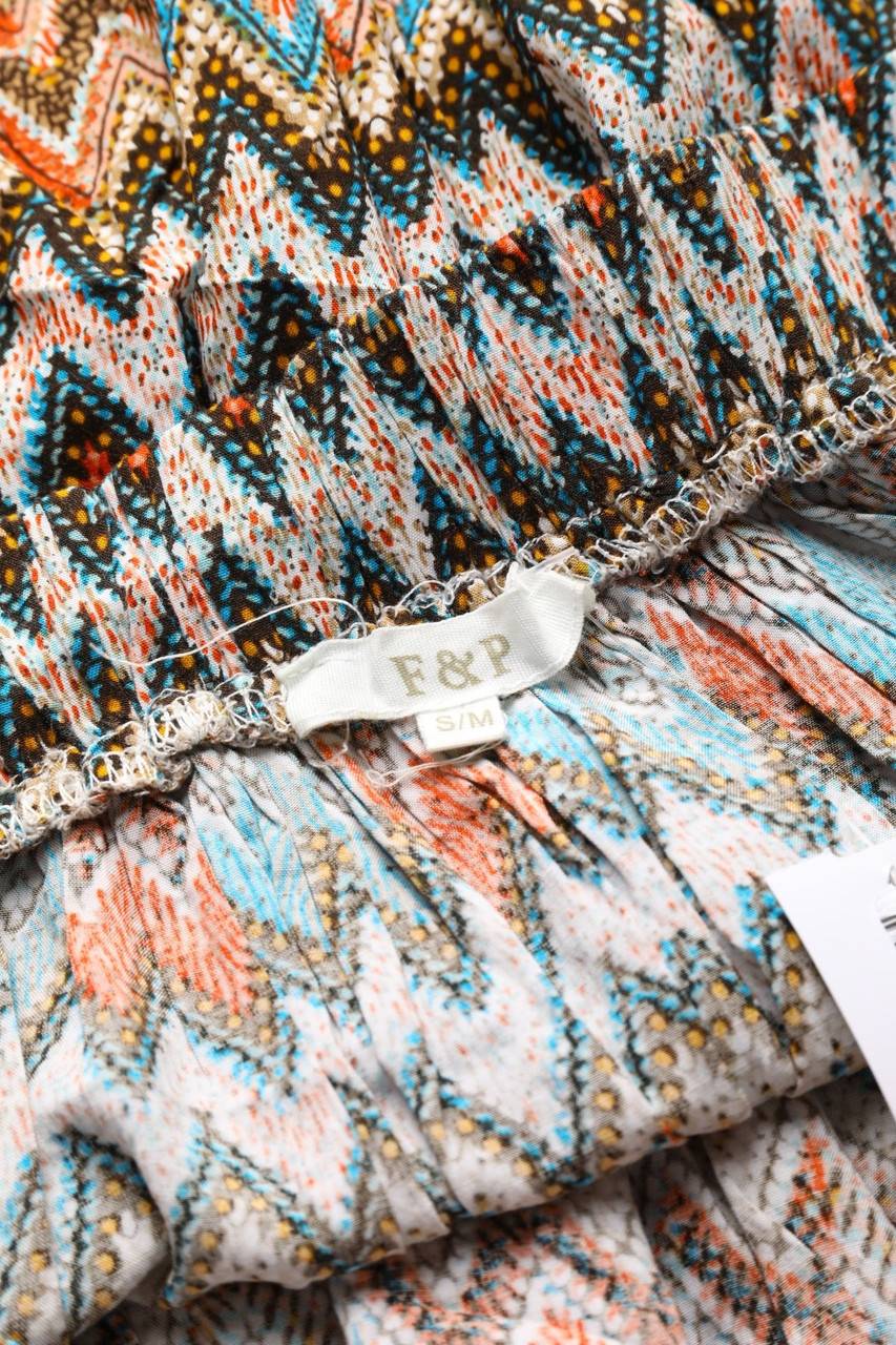 Carou F&P Maxi-Rock Mit Zickzack-Muster