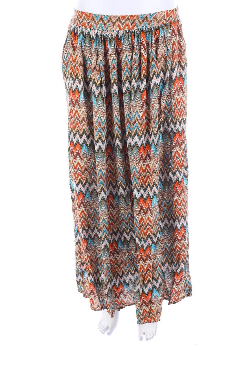 Carou F&P Maxi-Rock mit Zickzack-Muster