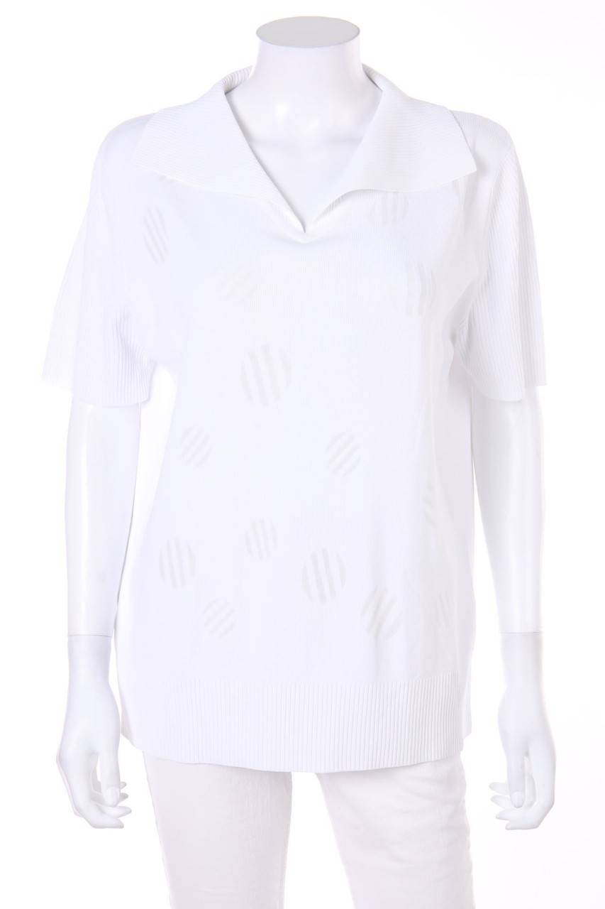 Carou FABIANI Kurzarm-Polo-Pullover