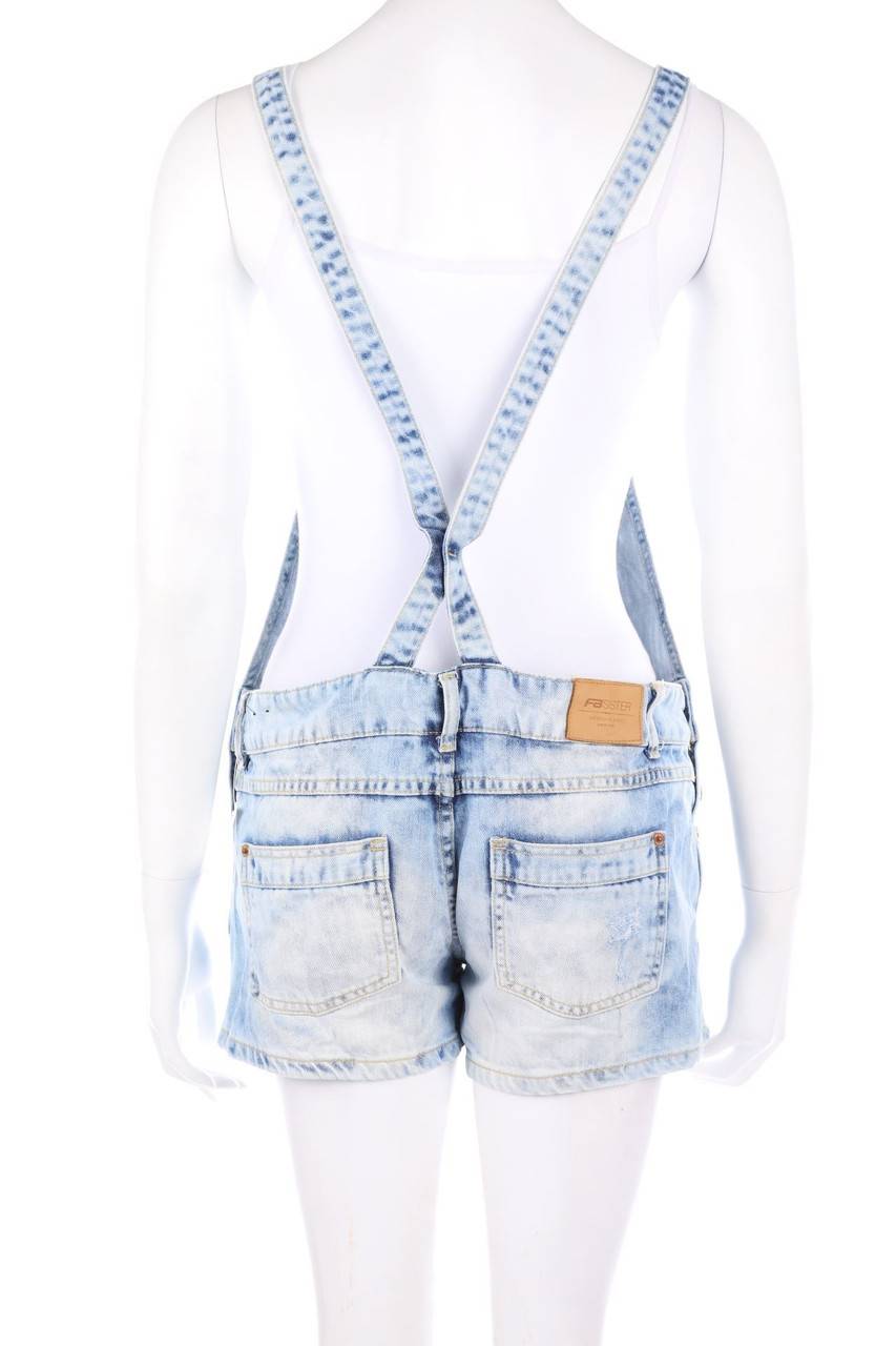 Carou FB SISTER Destroyed-Jeans-Latzhose