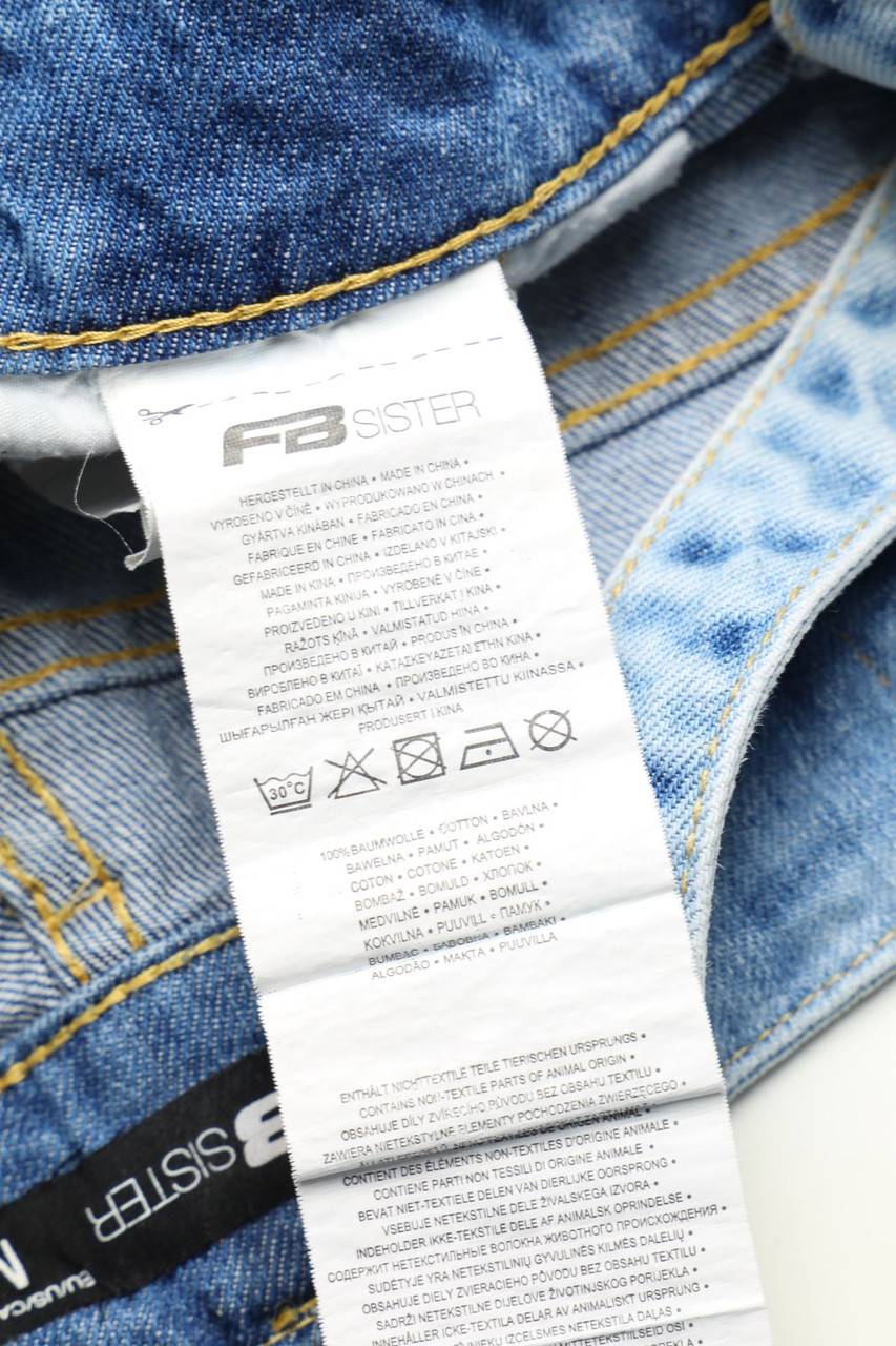 Carou FB SISTER Destroyed-Jeans-Latzhose