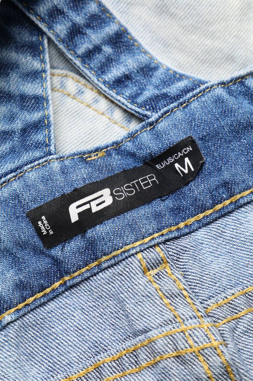 Carou FB SISTER Destroyed-Jeans-Latzhose