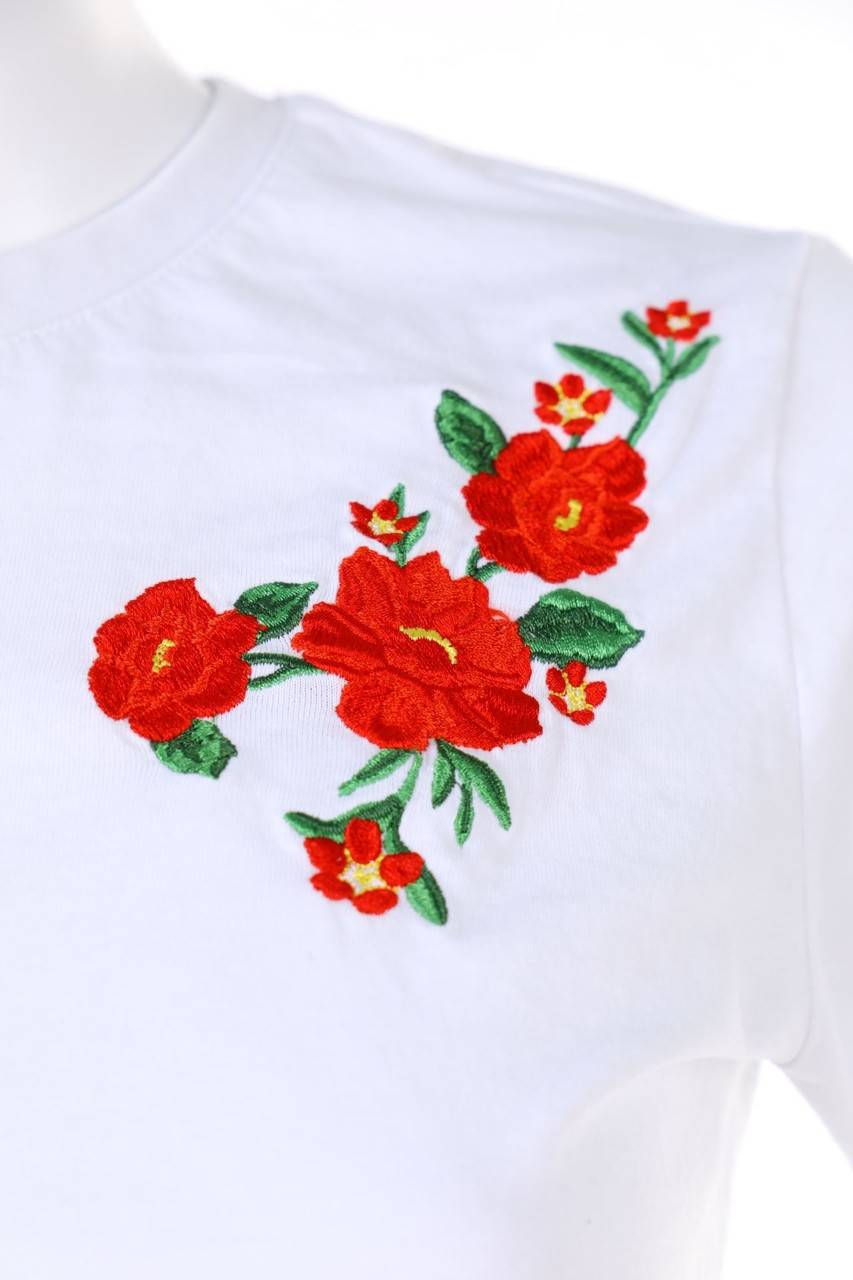 Carou FB SISTER Kurzarm-Shirt Mit Stickereien