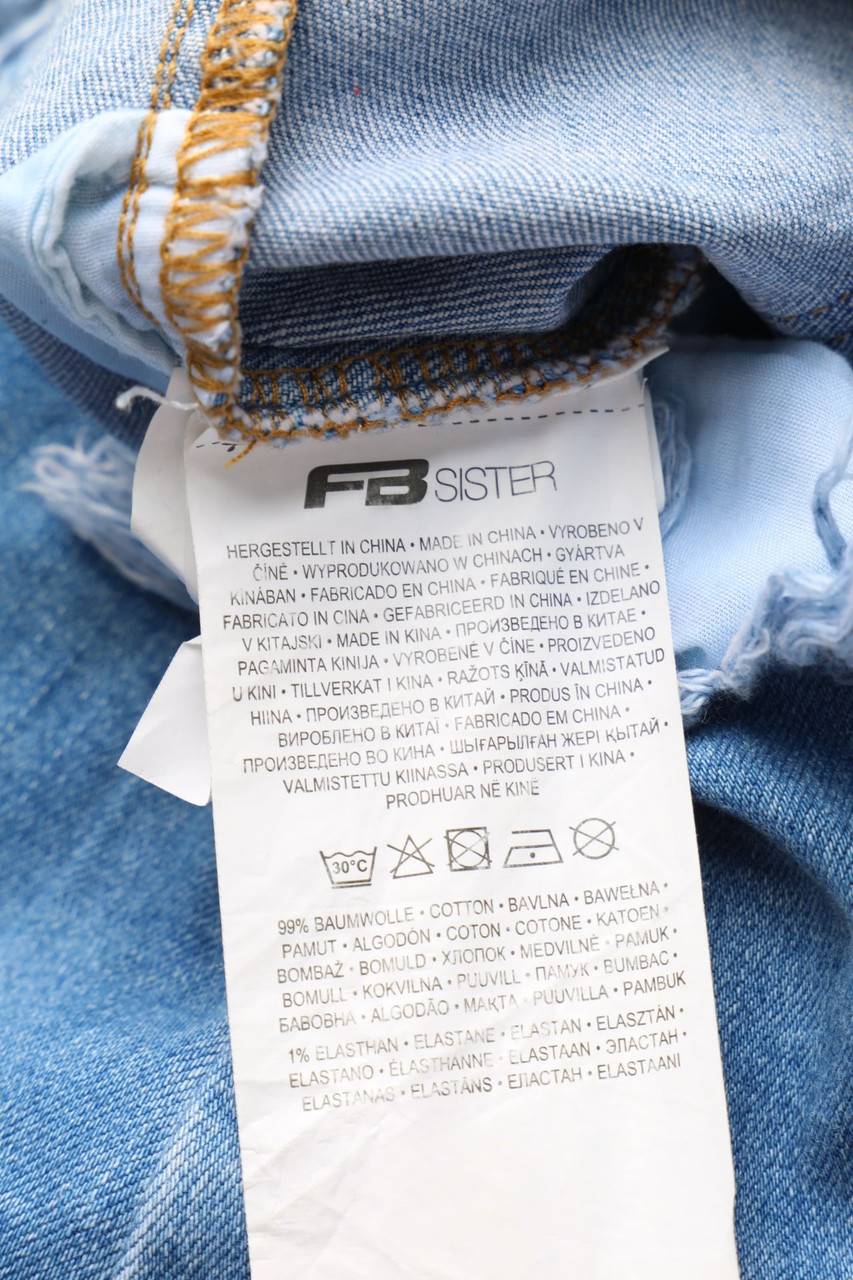 Carou FB SISTER Mini-Jeansrock Mit Stickereien