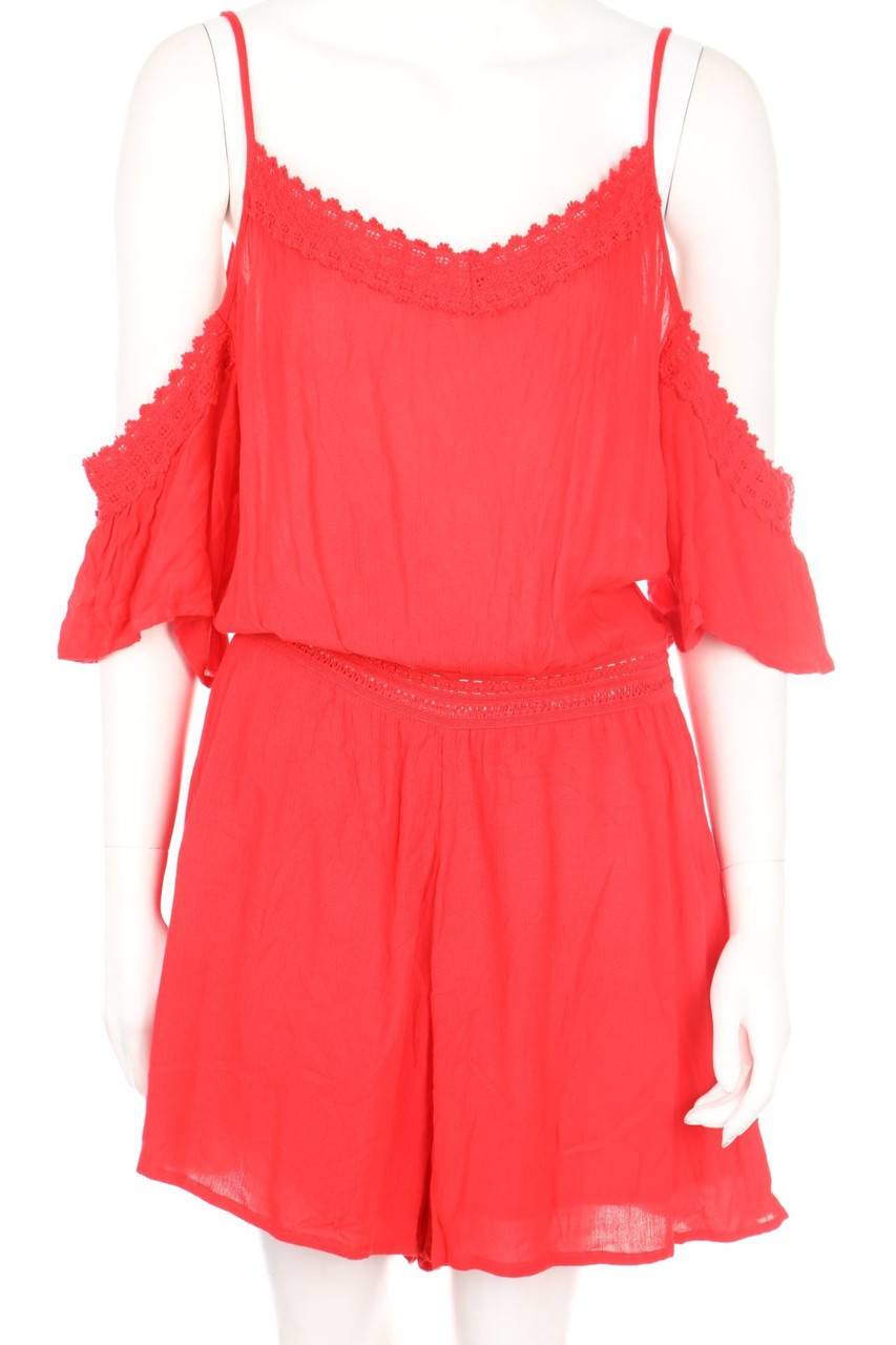 Carou FB SISTER Playsuit mit Spitzen-Einsatz