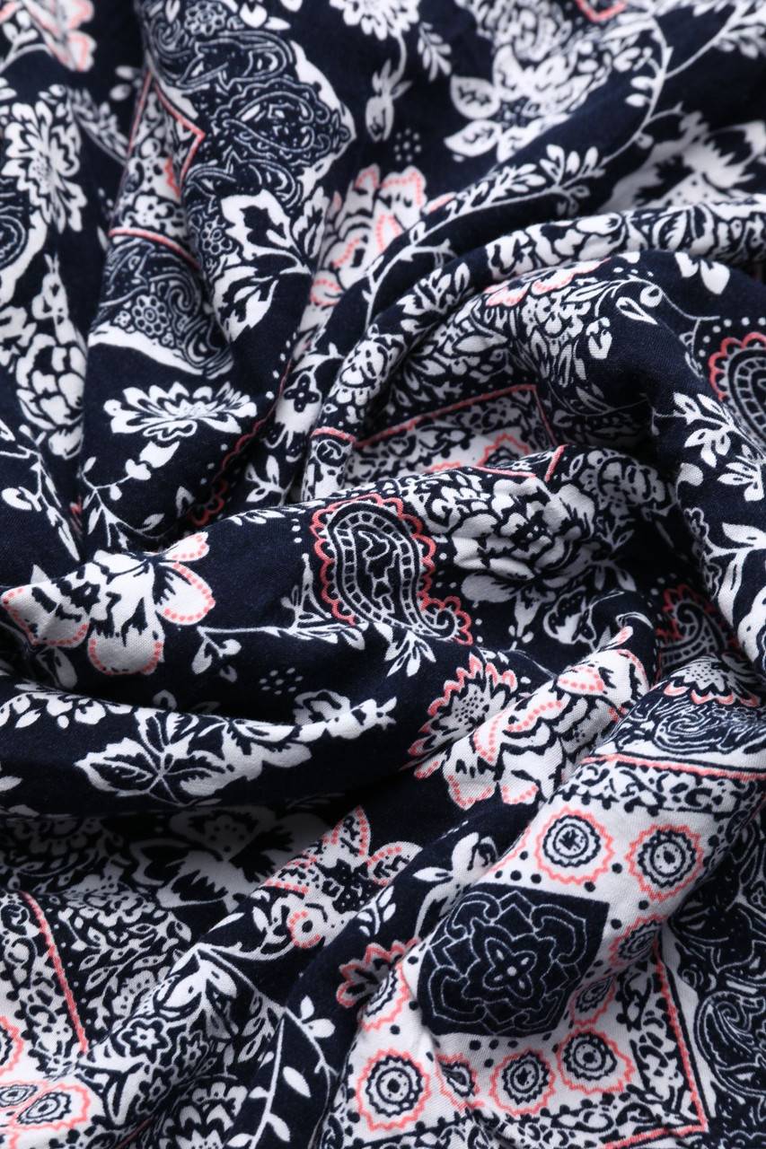 Carou FEE RED Paris Maxi-Kleid Mit Blumen-Print