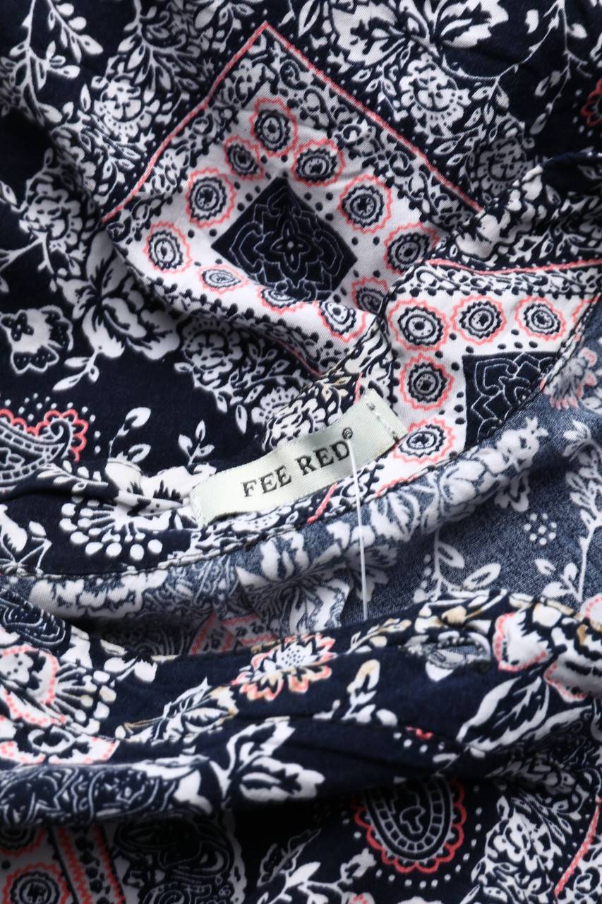 Carou FEE RED Paris Maxi-Kleid Mit Blumen-Print