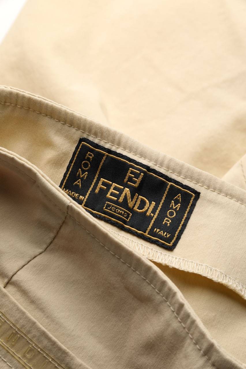Carou FENDI JEANS Vintage-Rock Mit Schlitz