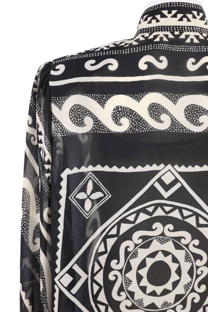 Carou FINK Chiffon-Jacke Mit Print