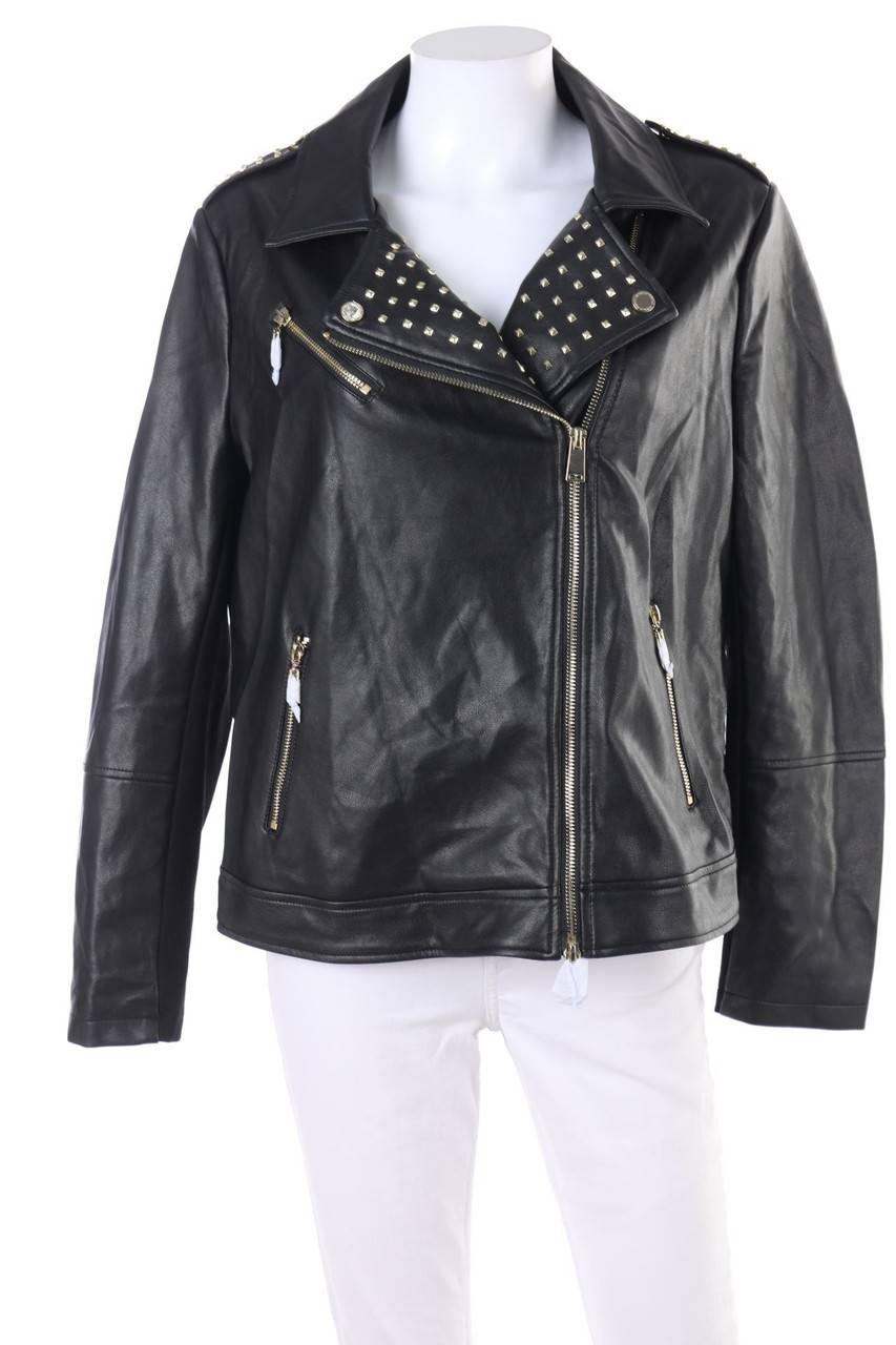 Carou FIORELLA RUBINO Kunstlederjacke mit Nieten