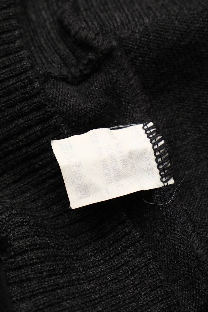 Carou FISCHER Vintage-V-Neck-Pullover Aus Woll-Mix