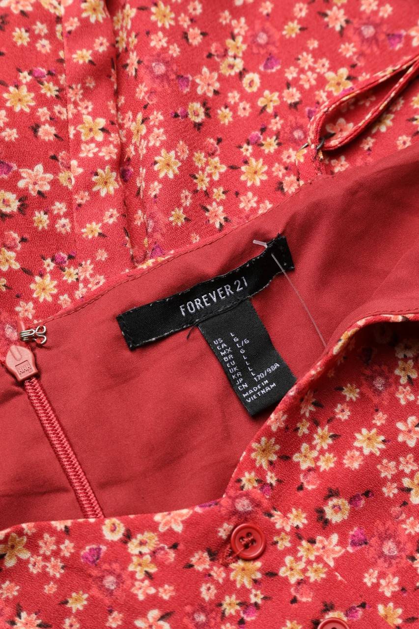 Carou FOREVER 21 Kleid Mit Blumen-Print