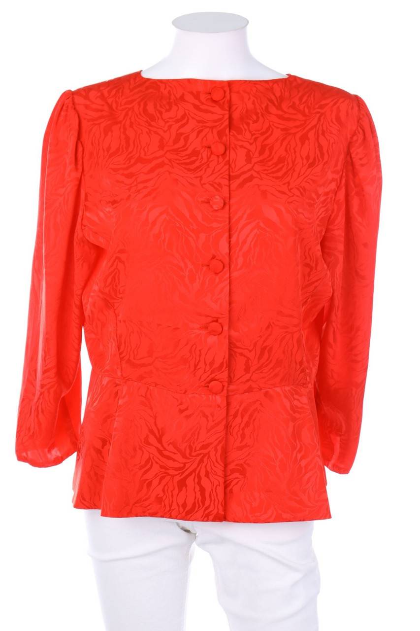 Carou FRANKENWÄLDER Vintage-Bluse mit Muster