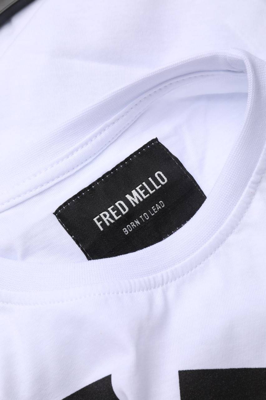 Carou FRED MELLO T-Shirt Mit Statement-Print