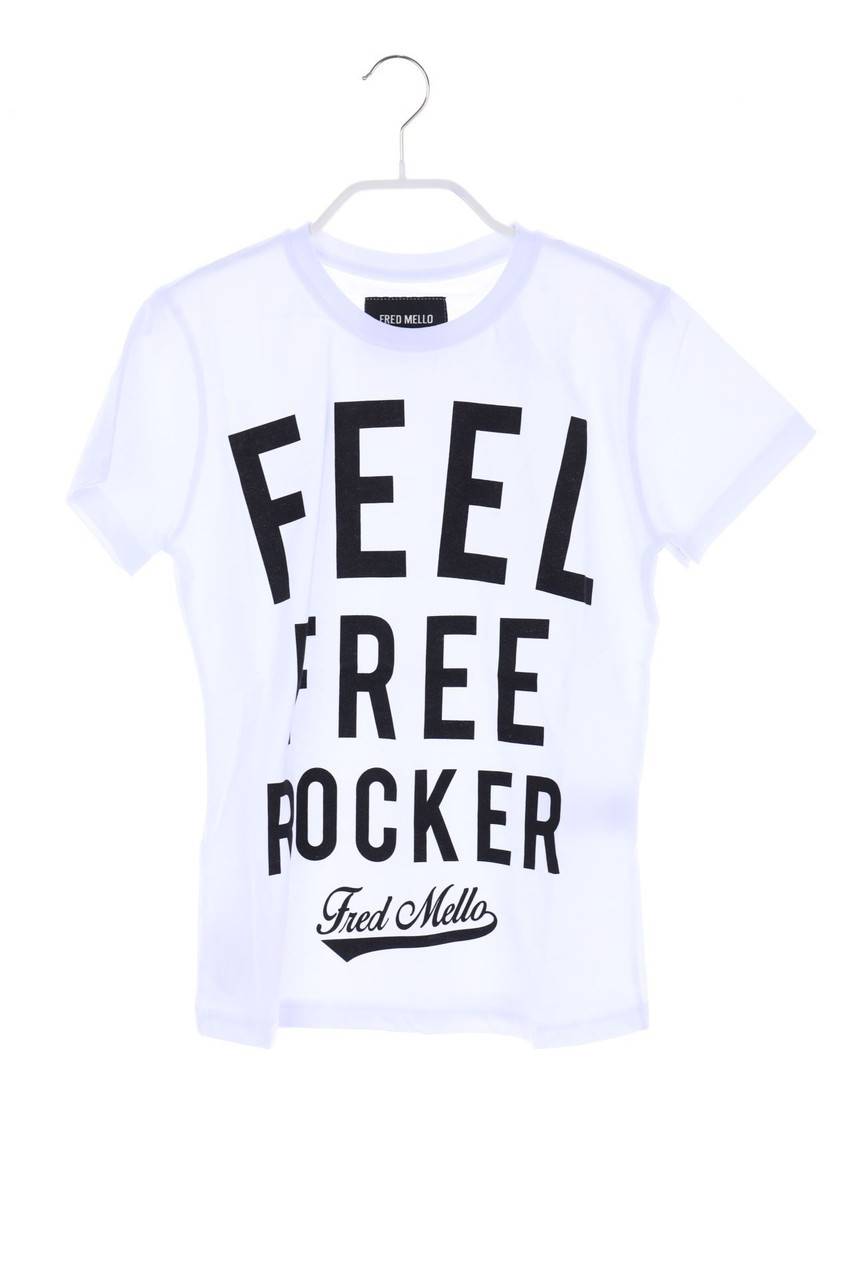 Carou FRED MELLO T-Shirt mit Statement-Print