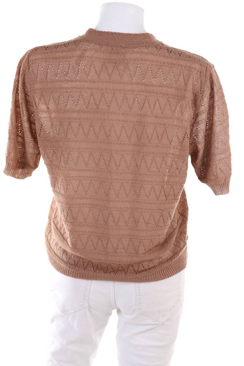 Carou FREYA Kurzarm-Shirt Mit Lochstrick-Details