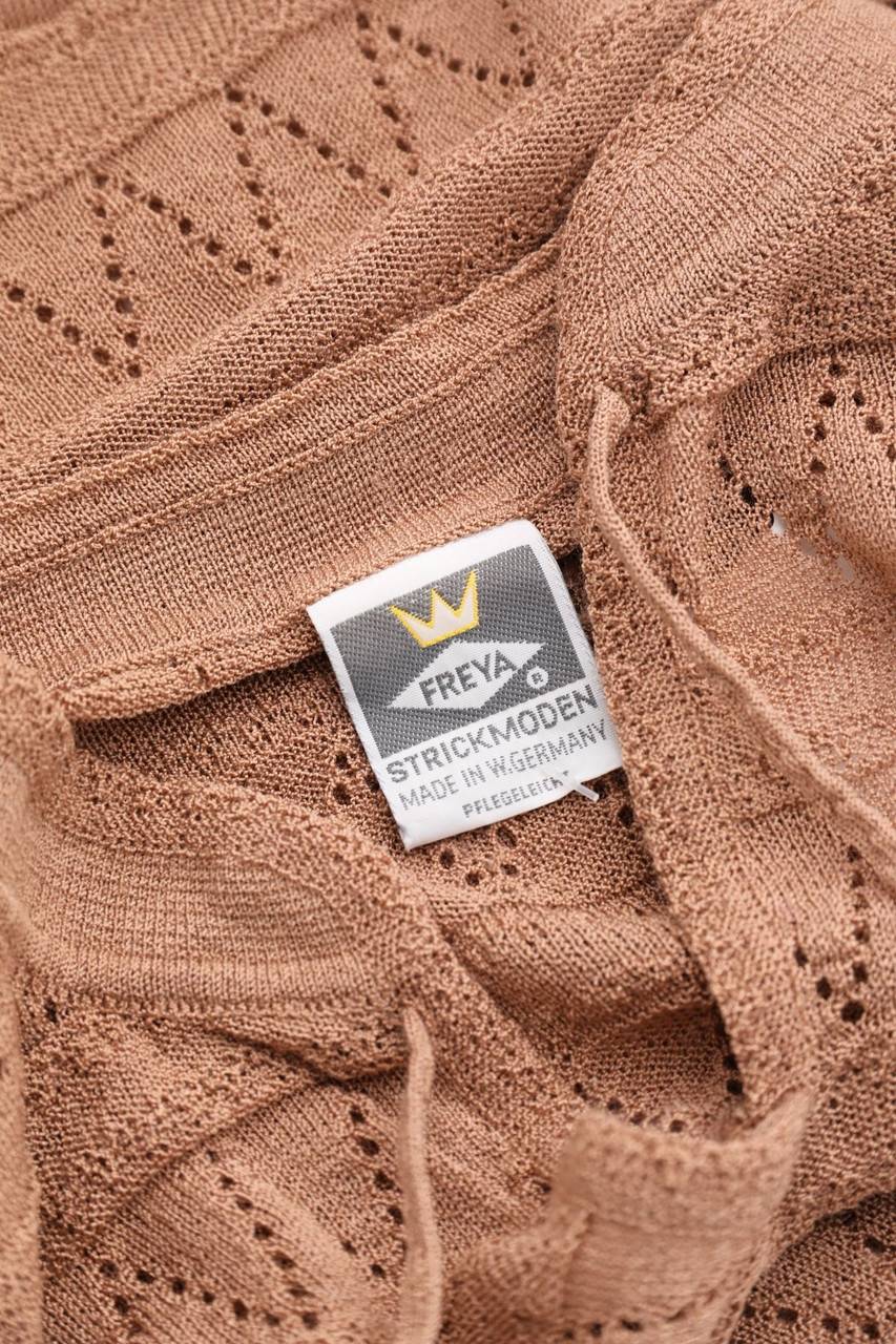 Carou FREYA Kurzarm-Shirt Mit Lochstrick-Details