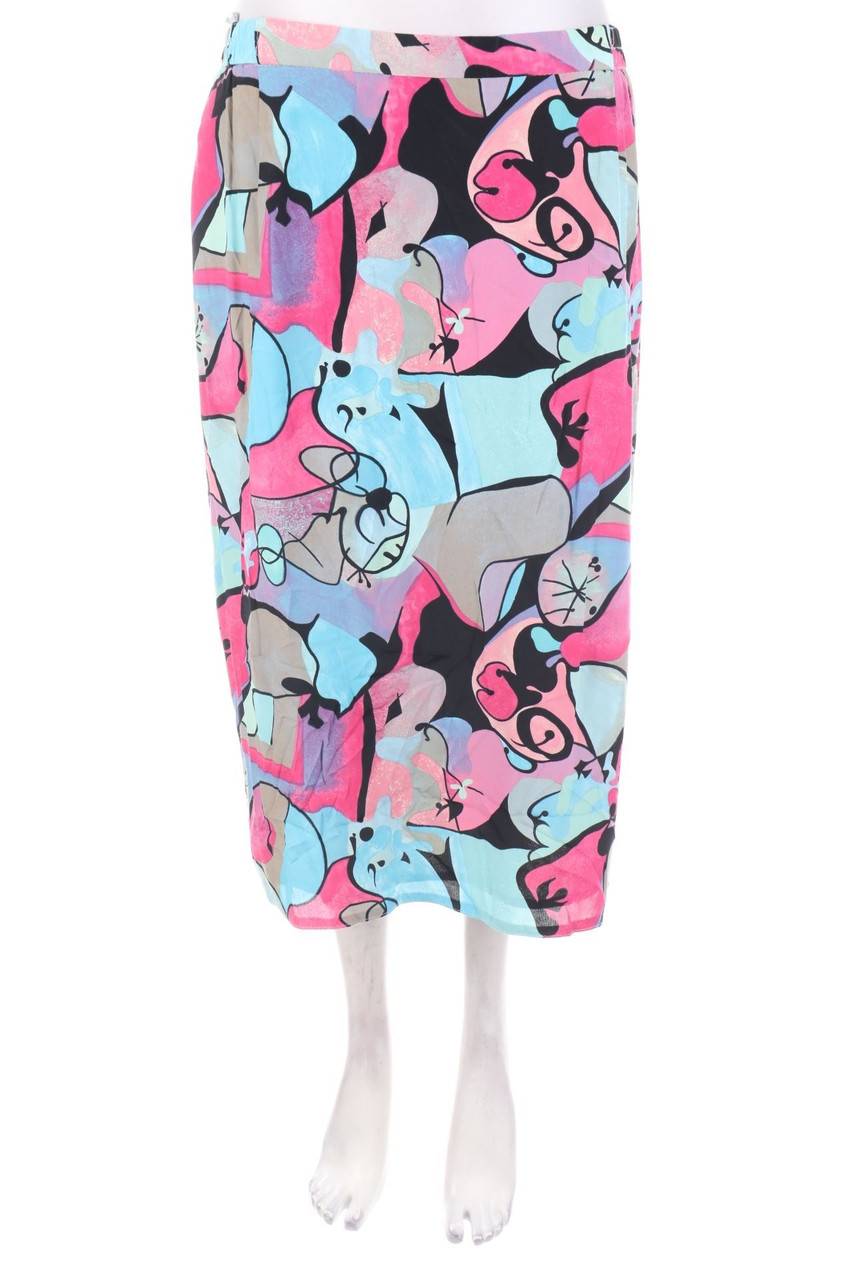 Carou FREYA Vintage-Midirock mit Print