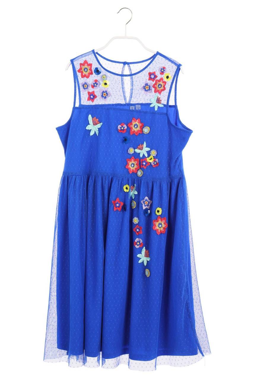 Carou FRIBOO Mesh-Kleid mit Stickereien