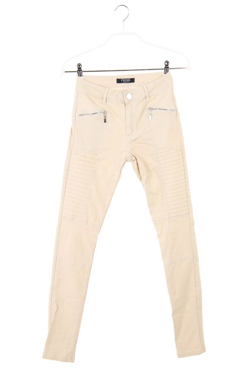 Carou FRIME Skinny-Hose mit Biesen