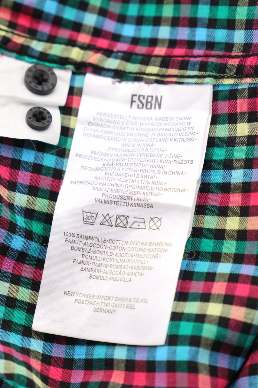 Carou FSBN Kurzarm-Hemd Mit Karo-Muster