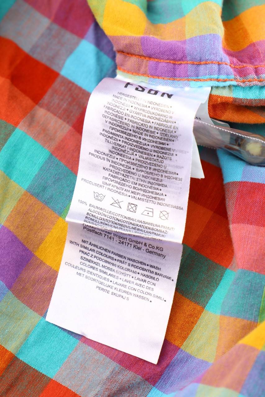Carou FSBN Kurzarm-Hemd Mit Karo-Muster