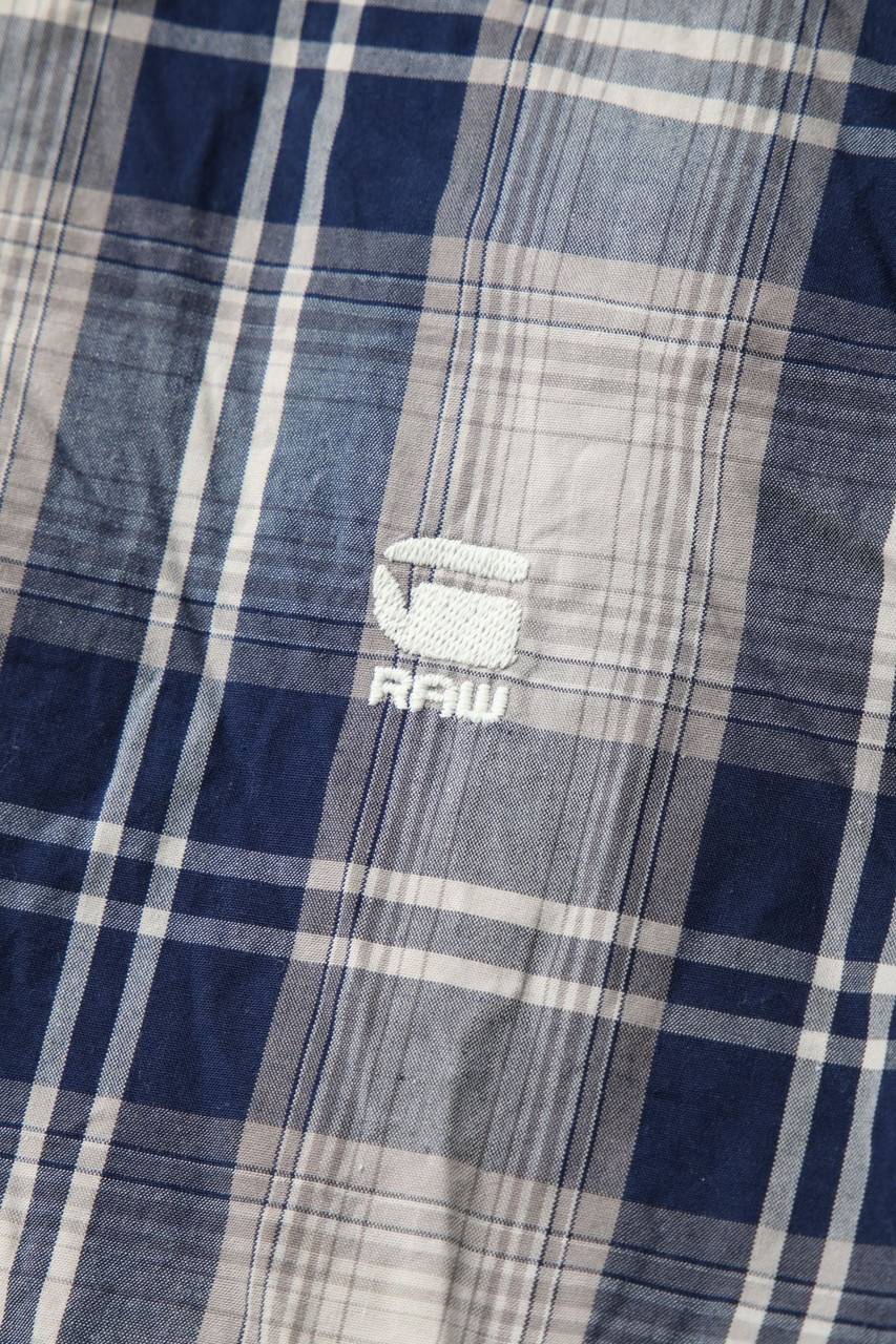 Carou G-STAR RAW Kariertes Hemd Mit Logo-Stickerei