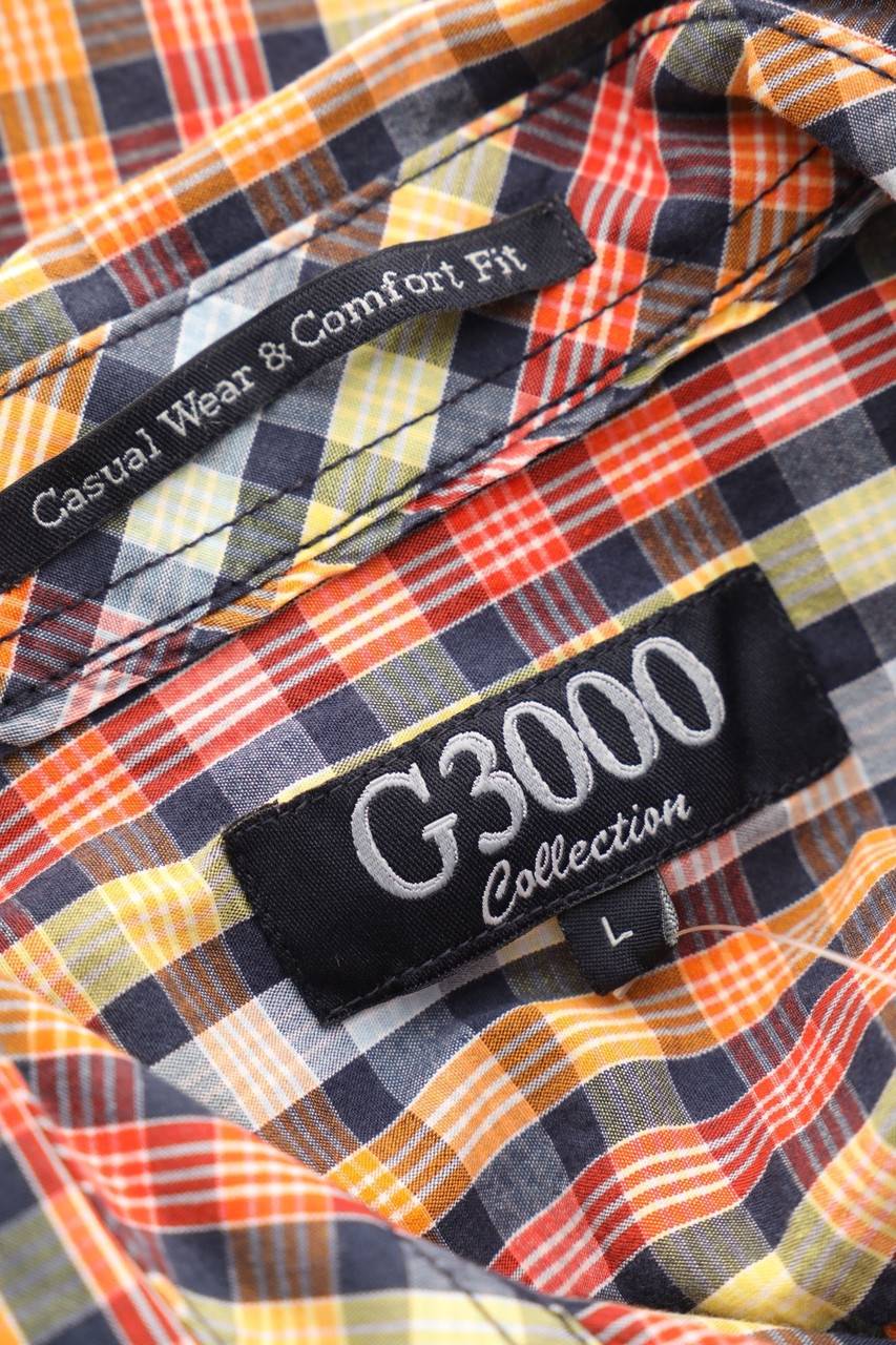 Carou G3000 Kurzarm-Hemd Mit Karo-Muster