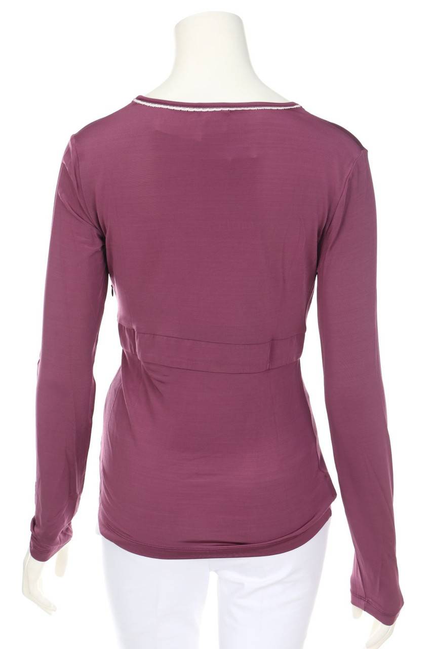 Carou Galliano Bluse Aus Jersey In Wickel-Optik